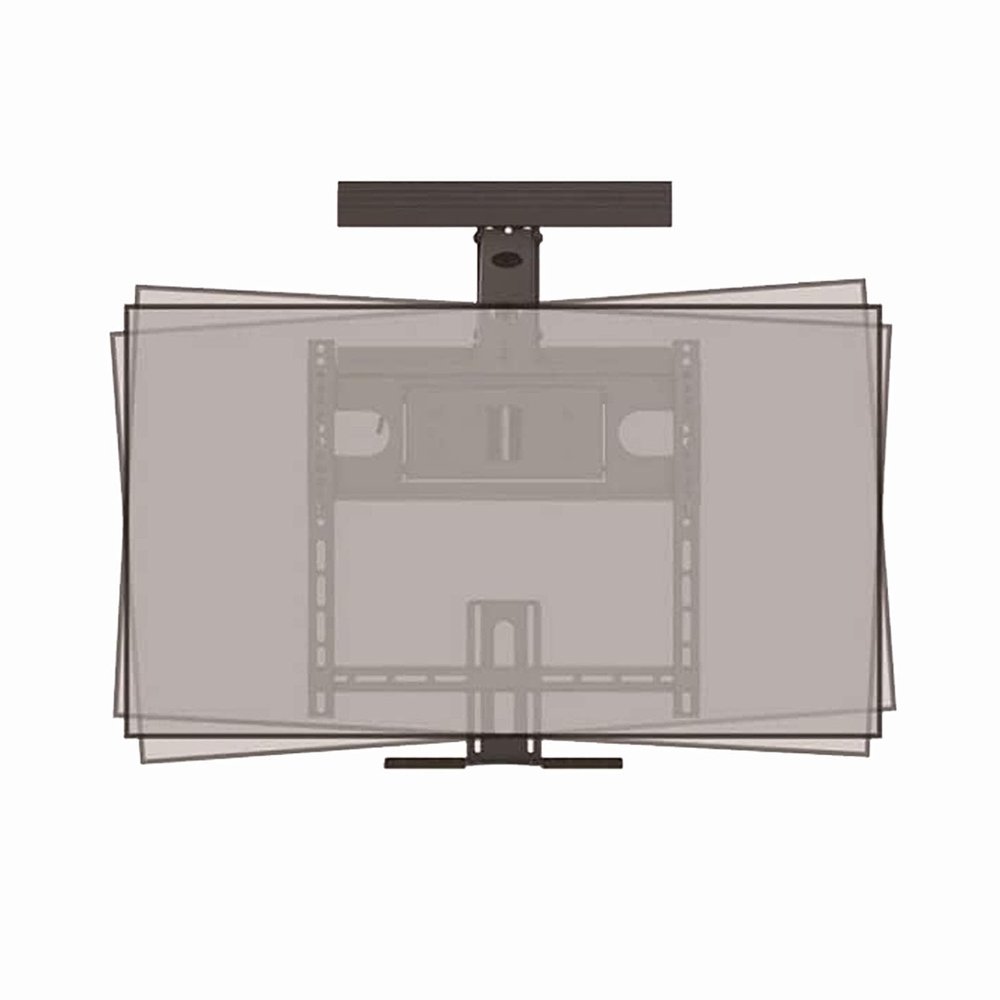 Motorized TV Wall Mount for 32–65 in Screens, Adjustable Spring-Assisted Ceiling Mount, 35 kg Capacity, 180° Left/Right Rotation