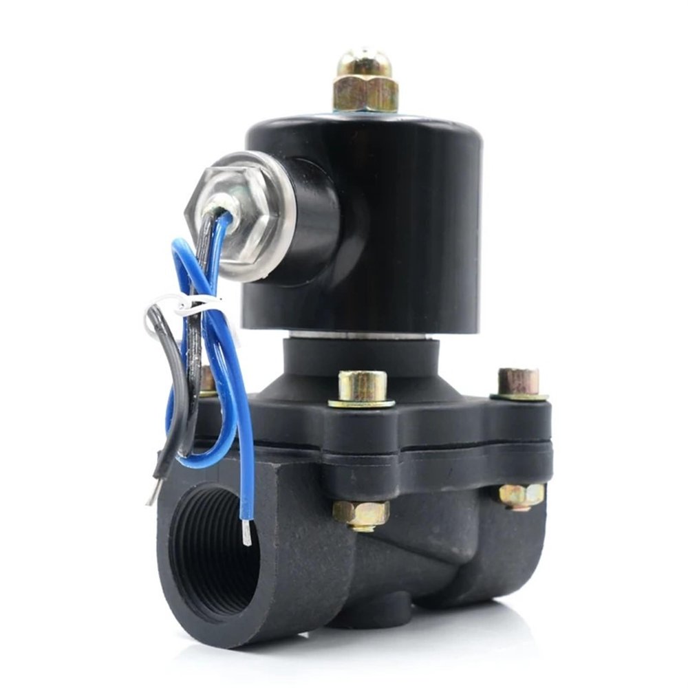 DN08/10/15/20/25/32 Plastic Normally Closed Solenoid Valve, Water/Air Valve (DN50, AC220V)