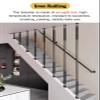 Universal Stair Railing Spindle with 270° Adjustable Metal Base, Customizable Style, Color and Length, Stair Baluster Post for Fall Prevention (Black + Gold, 72 in/183 cm) view 4