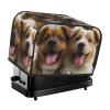 Funny Dog 2-Slice Toaster Cover with Handle and Pockets view 1