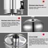 Commercial Stainless Steel Beverage Dispenser, 8/16/24 L view 4