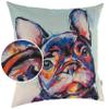 Pop Art Bulldog Decorative Pillow Cover, Double-Sided Printed, 40 x 40 cm view 1