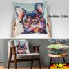 Pop Art Bulldog Decorative Pillow Cover, Double-Sided Printed, 40 x 40 cm view 3
