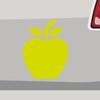 Apple Fruit Sticker for Car, Motorcycle, Bicycle, Laptop & Truck, JDM Racing Decal (27 x 20 cm, Neon Yellow) view 2