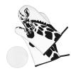 Black and White Giraffe Kitchen Oven Mitts and Pot Lid Pads, 4-Piece Set view 3