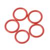 5-Pack Red Silicone O-Rings, 48 x 58 x 5 mm view 1