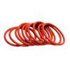 5-Pack Red Silicone O-Rings, 48 x 58 x 5 mm view 3
