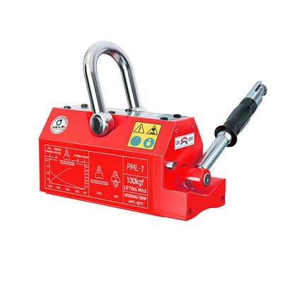 Neodymium-Iron Steel Lifting Magnet with Release Mechanism