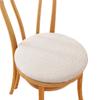Plush Fur Round Chair Cushion, Washable Soft Seat Pad for Indoor & Outdoor Chairs (6.12 in/30 cm) view 1