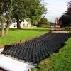 2-Inch Geogrid Driveway Gravel Stabilization Grid, Expandable and Foldable, 5 x 10 m view 1