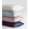 SQIANKUN Silky Mulberry Silk Pillowcase, 1-Piece, Gray, King 50 x 92 cm view 4