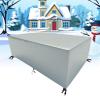 Outdoor Furniture Cover 165 x 165 x 100 cm, Silver, Rectangular, 420D Oxford view 1