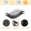Outdoor Furniture Cover 205 x 190 x 90 cm, Black, 420D Oxford view 3