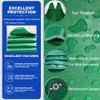 LDQBF Green Tarp with Eyelets, 2.5 x 21 m, 460 g/m PVC Fabric, Tear-Resistant and UV-Resistant view 2
