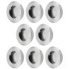 MOROBOR Round Pull Handles, 8-Piece Stainless Steel Set, Recessed Invisible Handles for Drawers and Cabinets view 1