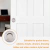 MOROBOR Round Pull Handles, 8-Piece Stainless Steel Set, Recessed Invisible Handles for Drawers and Cabinets view 4