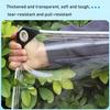 tow000ack Transparent PVC Tarp with Eyelets, Waterproof, 0.35 mm, 1.1 x 2 m view 2