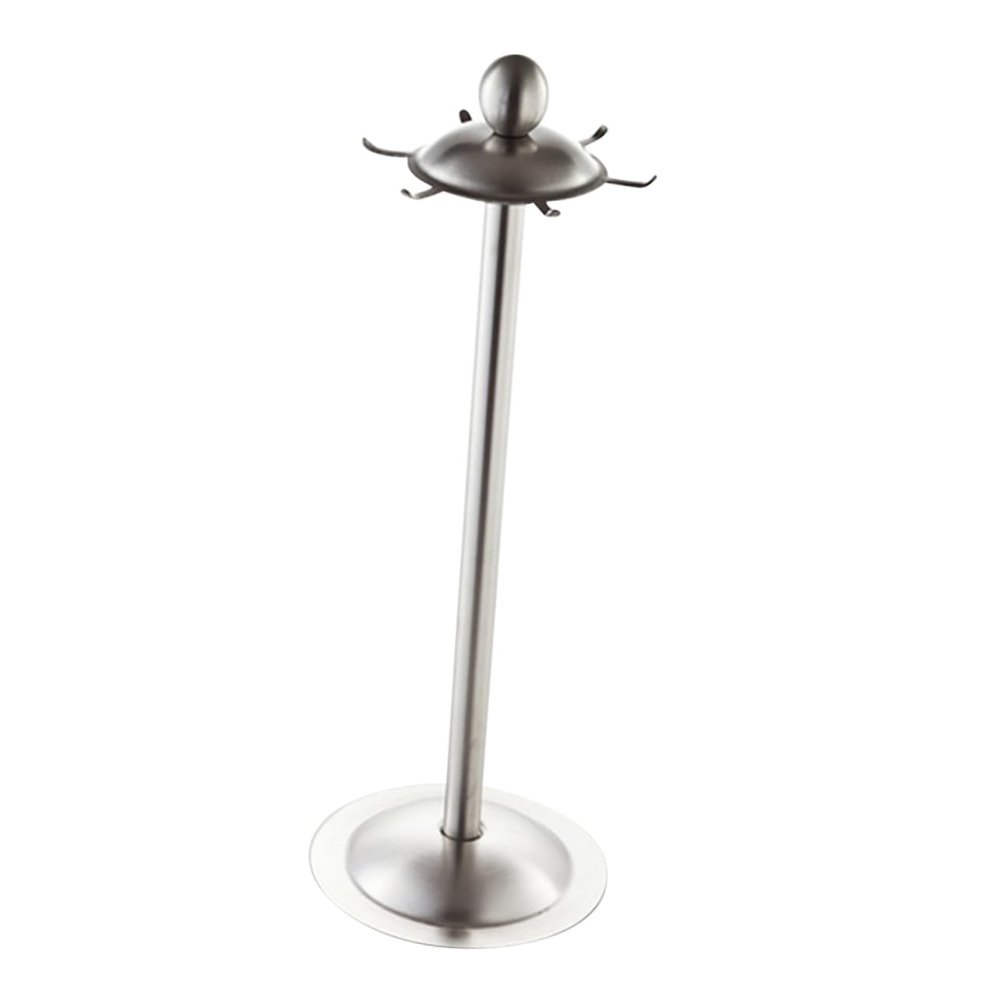 OKUMEYR 304 Stainless Steel Kitchen Utensil Holder with Rotating Spoon Holder and Scoop Organizer for Countertops, Multifunctional Space-Saving Rack