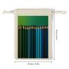 NONHAI 8-Pack Cotton Drawstring Bags, Small Muslin Storage Pouches view 2