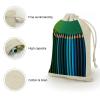 NONHAI 8-Pack Cotton Drawstring Bags, Small Muslin Storage Pouches view 3