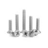 CLENEA 10-Piece M3/M4/M5/M6 304 Stainless Steel Phillips Countersunk Screws, 35–60 mm (35 mm, M5) view 3