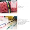 ChongKuan 3 mm/4 mm Macrame Cord, Cotton/Polyester Braided Yarn, 7.4 mm x 100 m view 2