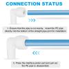 PATIKIL Quick-Connect Elbow Fitting, 1/4" Female NPT x 3/8" OD Tube, 10-Pack view 4