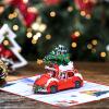 Pop-Up 3D Christmas Card with Envelope, Christmas Tree, 1 Piece view 2