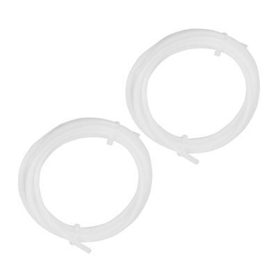 BUGUUYO PTFE Tube, 1.75 mm Filament Feed Tube, 2-Pack, White