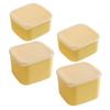 Cabilock 4-Piece Cheese and Butter Containers with Lids view 1