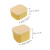Cabilock 4-Piece Cheese and Butter Containers with Lids view 2