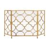 NZPOST 3-Panel Fireplace Screen with Mesh, Wrought-Iron Fire Guard for Indoor and Outdoor Use view 1