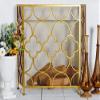 NZPOST 3-Panel Fireplace Screen with Mesh, Wrought-Iron Fire Guard for Indoor and Outdoor Use view 3