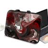 Slim 15-Inch Laptop Sleeve with Handle and Zipper, Red Marble view 1