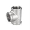 201 Stainless Steel Female-Thread Equal-Diameter Tee Fitting, Plumbing Accessory view 1