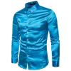 Men's Sequin Long-Sleeve Metallic Shirt view 1