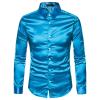 Men's Sequin Long-Sleeve Metallic Shirt view 2