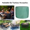 Round Patio Furniture Cover, 100 x 100 cm, Waterproof and Windproof view 3
