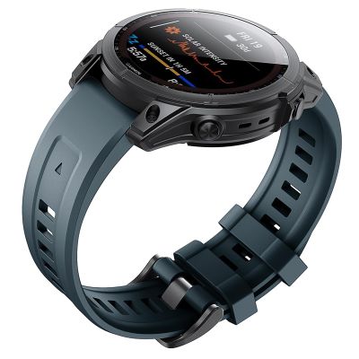 20 mm Silicone Replacement Band Compatible with Garmin Fenix 8 43 mm