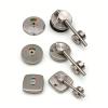 DEYIN Toilet Indicator Lock, Stainless Steel Round-Bar Bolt, 402B view 2