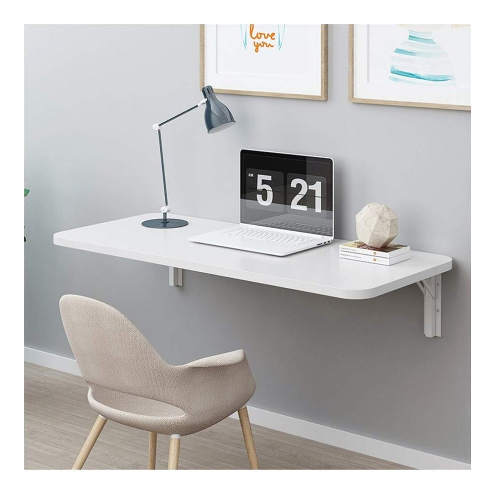 Folding Wall-Mounted Table for Kitchen, Bedroom, Bathroom, or Balcony, Space-Saving, 80 x 30 cm