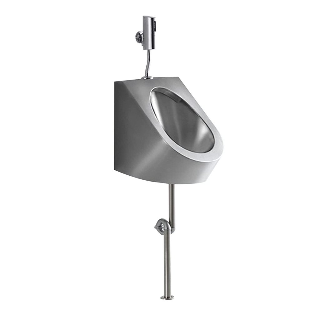 304 Stainless Steel Men's Urinal with Floor-Standing/Surface-Mounted Sensor Flush