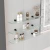 HOOZ Glass Wall Shelf, 30–100 cm, 6 mm Tempered Safety Glass view 2