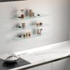 HOOZ Glass Wall Shelf, 30–100 cm, 6 mm Tempered Safety Glass view 4