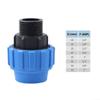 PE Pipe Plug Adapter, Secure Clamp Connector for Drinking Water (25 mm x 3/4 in.) view 2