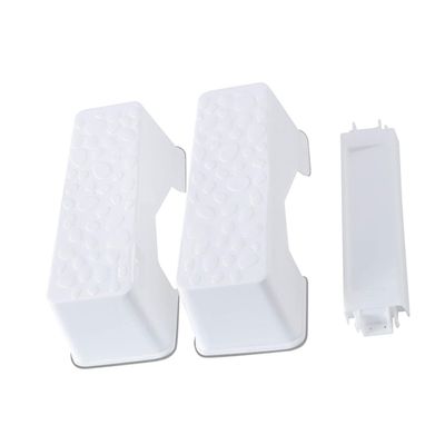 1-Piece Toilet Footstool, White