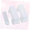 1-Piece Toilet Footstool, White view 2