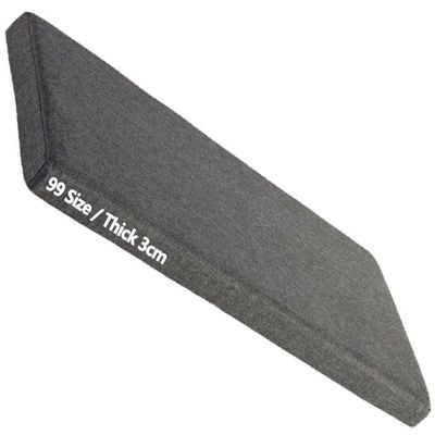 Bench Seat Cushion, Custom Sizes, Dark Gray