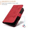 Flip Wallet Case Compatible with Nokia C01 Plus/Nokia C1 2nd Edition, RFID Blocking, Card Holder, PU Leather, Kickstand, Red view 2