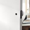 1-Piece Zinc Alloy Single-Sided Door Lock, Exterior Security Door Lock, Concealed Interior Door Lock (Black) view 4